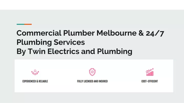 commercial plumber melbourne 24 7 plumbing services by twin electrics and plumbing