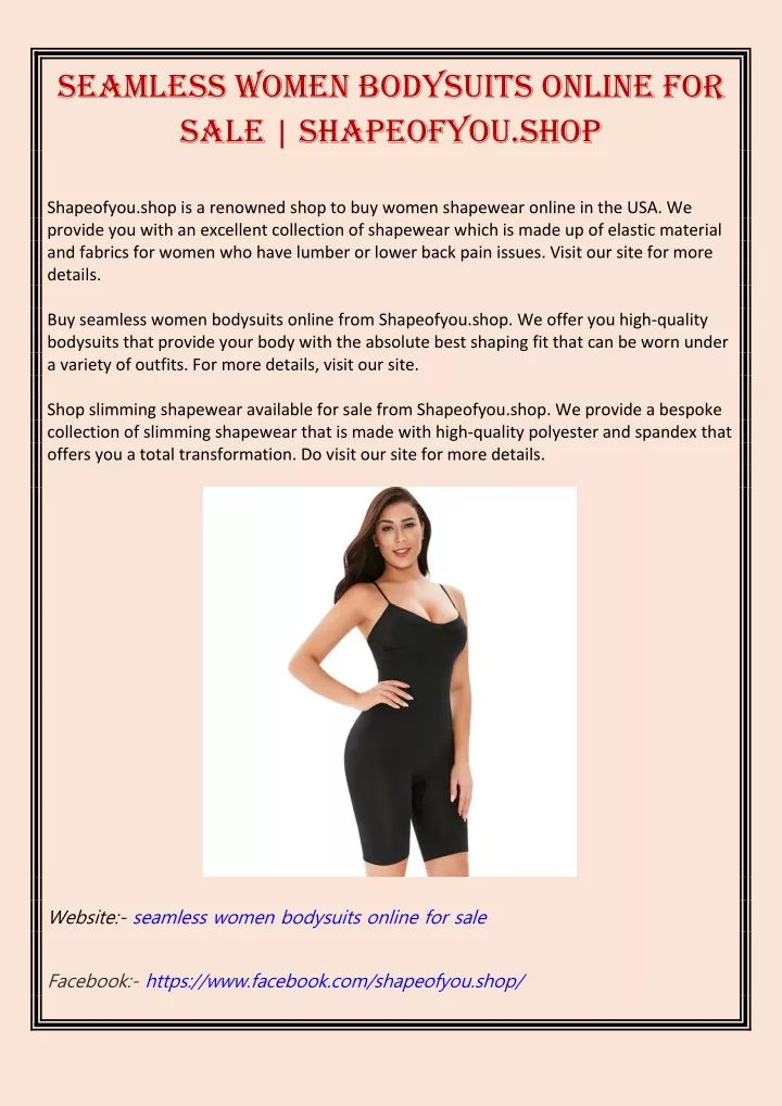 seamless women bodysuits online for sale