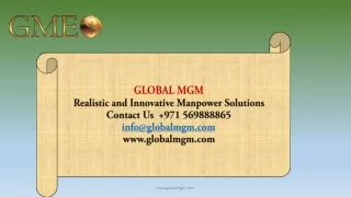 Manpower Supply Companies In Abu Dhabi,UAE Global MGM