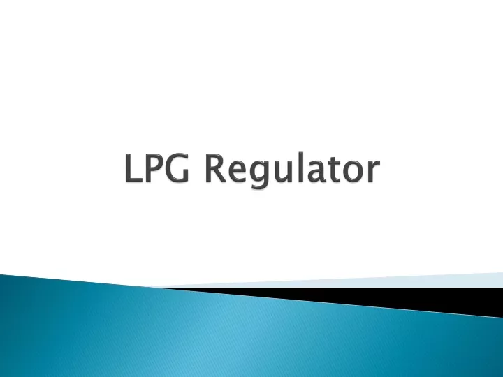 lpg regulator