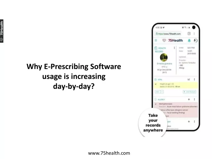 why e prescribing software usage is increasing