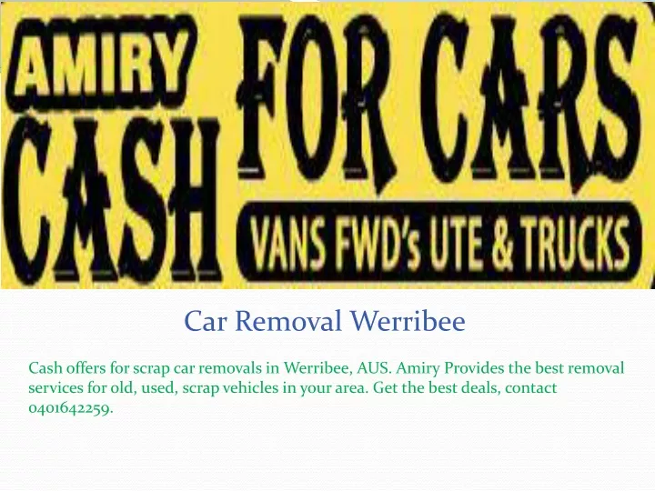 car removal werribee
