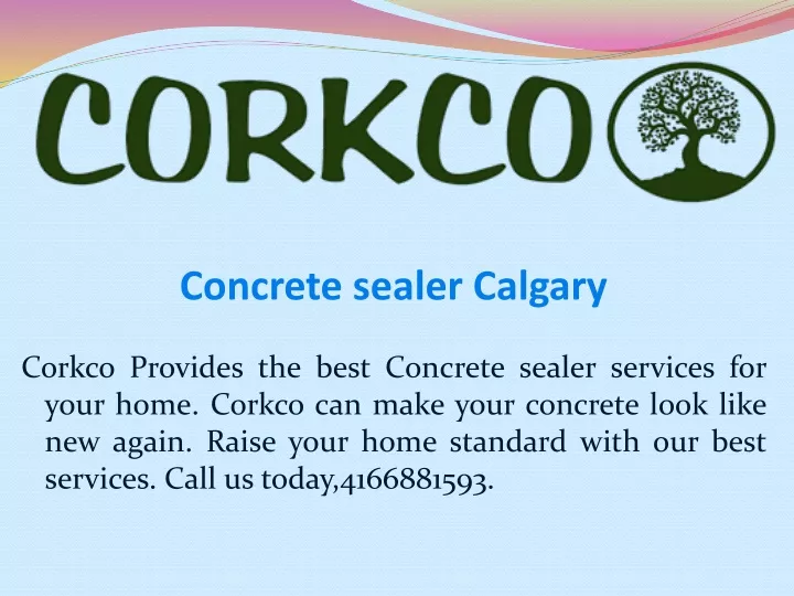 concrete sealer calgary