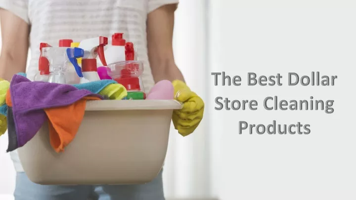 the best dollar store cleaning products