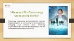 Technology Outsourcing services and Software development services with Yukti Solutions - slide 1