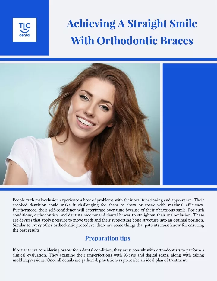 achieving a straight smile with orthodontic