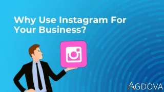 why use instagram for your business
