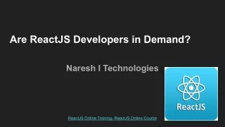 are reactjs developers in demand