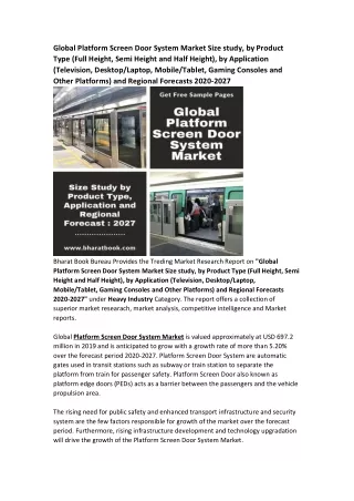 global platform screen door system market size