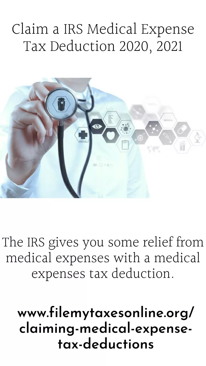 PPT Claim a IRS Medical Expense Tax Deduction PowerPoint Presentation