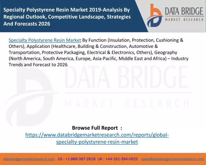 specialty polystyrene resin market 2019 analysis