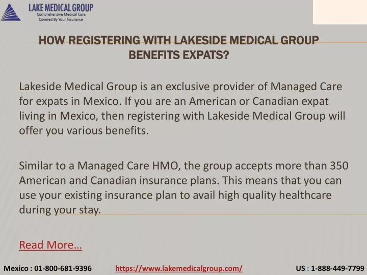 how registering with lakeside medical group