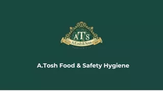 A.Tosh is the largest tea traders and exporters from India.