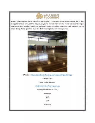 are you checking out the simplest flooring