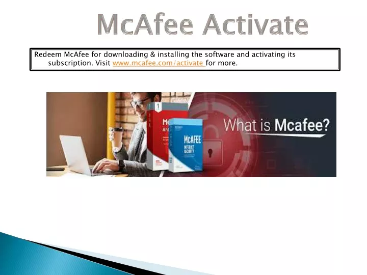 redeem mcafee for downloading installing