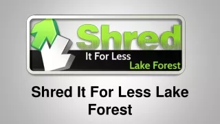 Mobile Document Shredder Companies