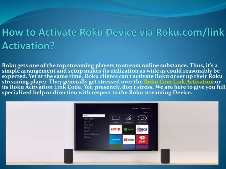 how to activate roku device via roku com link activation