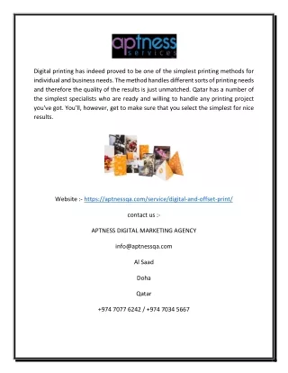 digital printing has indeed proved