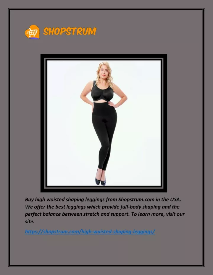 buy high waisted shaping leggings from shopstrum