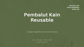 Pembalut kain wanita, Pembalut kain modern, Pembalut kain paling bagus, WA 089-563-0963-898