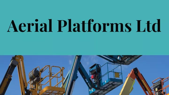 aerial platforms ltd