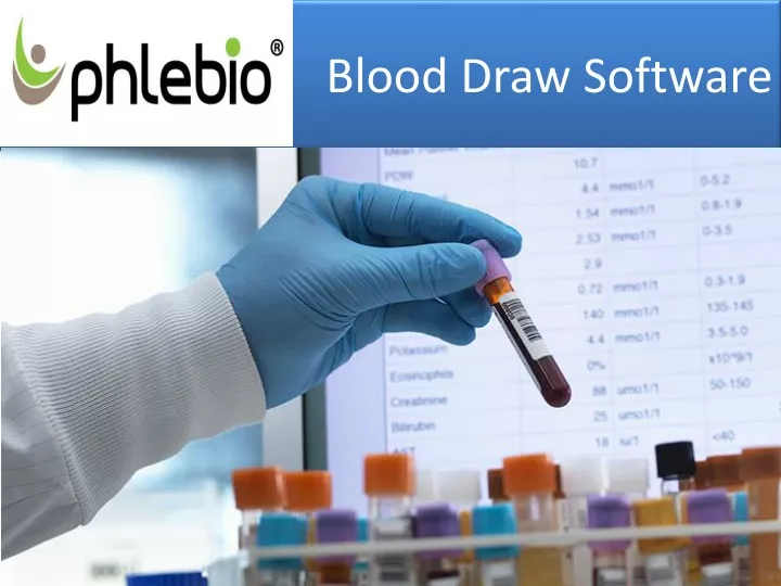 blood draw software