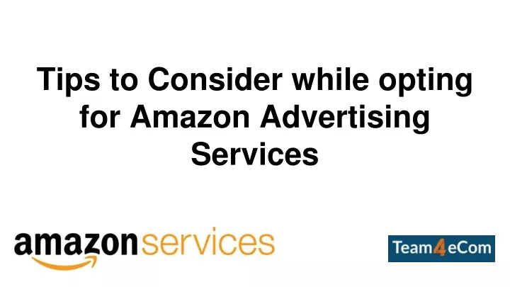 tips to consider while opting for amazon