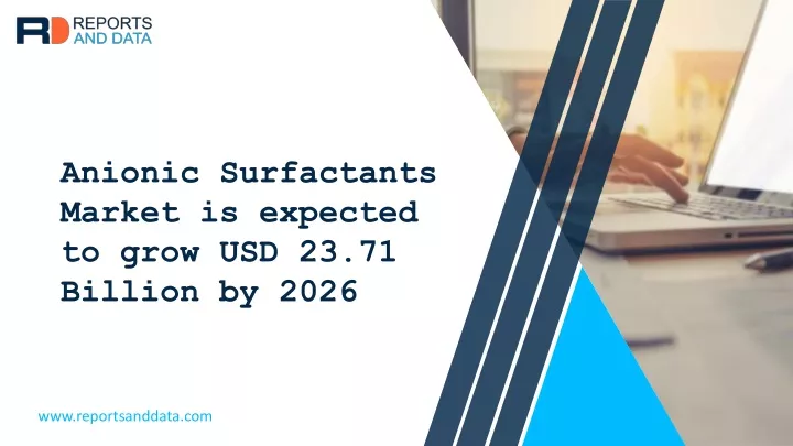 anionic surfactants market is expected to grow