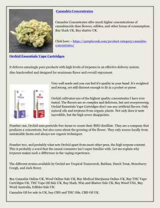 cannabis concentrates