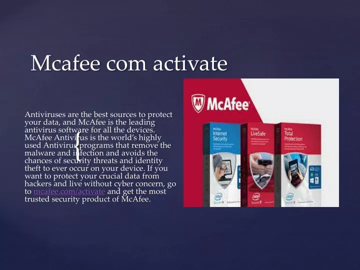 mcafee com activate