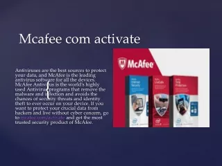 mcafee.com activate