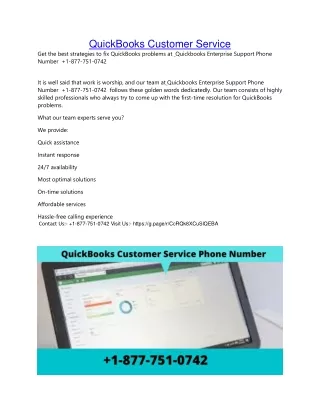quickbooks customer service get the best