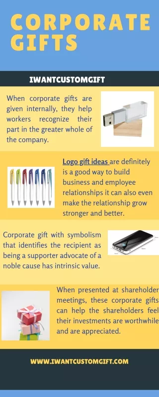 Corporate and Logo Gift ideas
