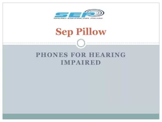 sep pillow