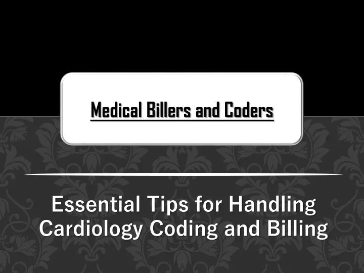medical billers and coders