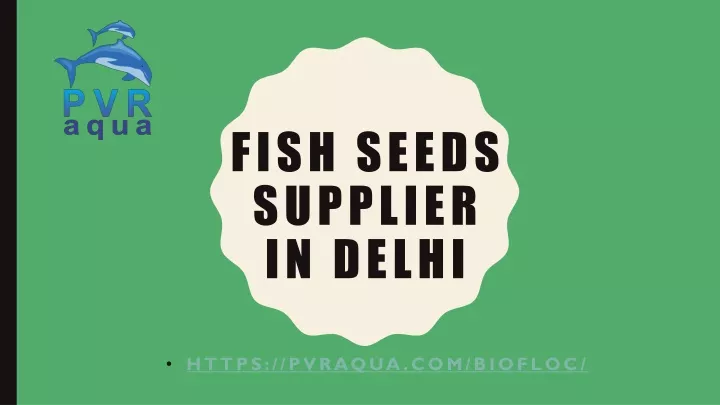 fish seeds supplier in delhi