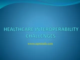 healthcare interoperability challenges