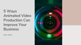 5 ways animated video production can improve your