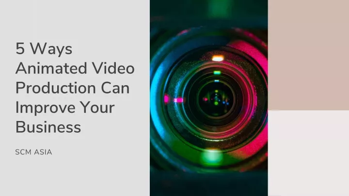 5 ways animated video production can improve your