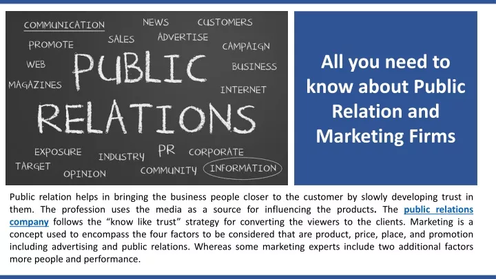 all you need to know about public relation