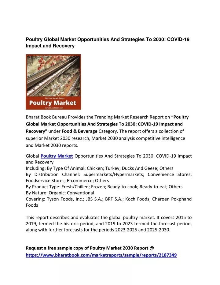 poultry global market opportunities