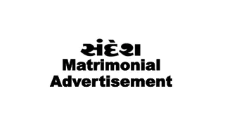 matrimonial advertisement