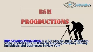Multimedia Production & Branding Company, New York
