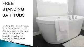 Free Standing Bathtubs | Upto 40% OFF - fahmbathroom