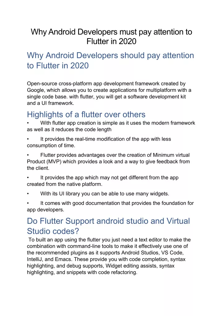 why android developers must pay attention