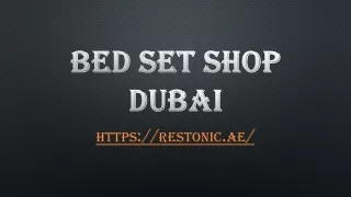bed set shop dubai
