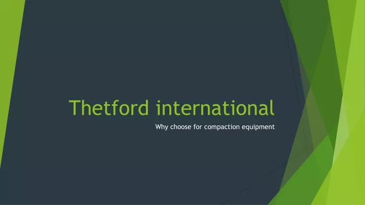 thetford international