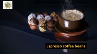 espresso coffee beans