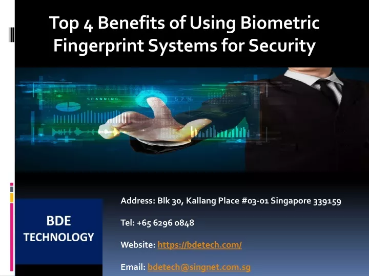 top 4 benefits of using biometric fingerprint