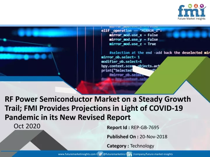 rf power semiconductor market on a steady growth